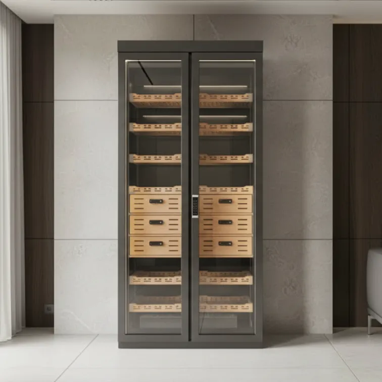 Stainless Steel Finishes — finish for custom wine cabinets by LivinVino