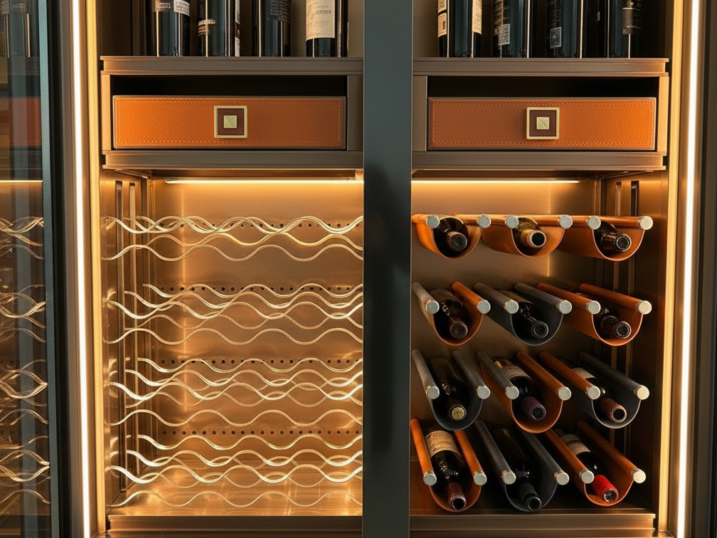 Wine Cabinet Custom Shelves