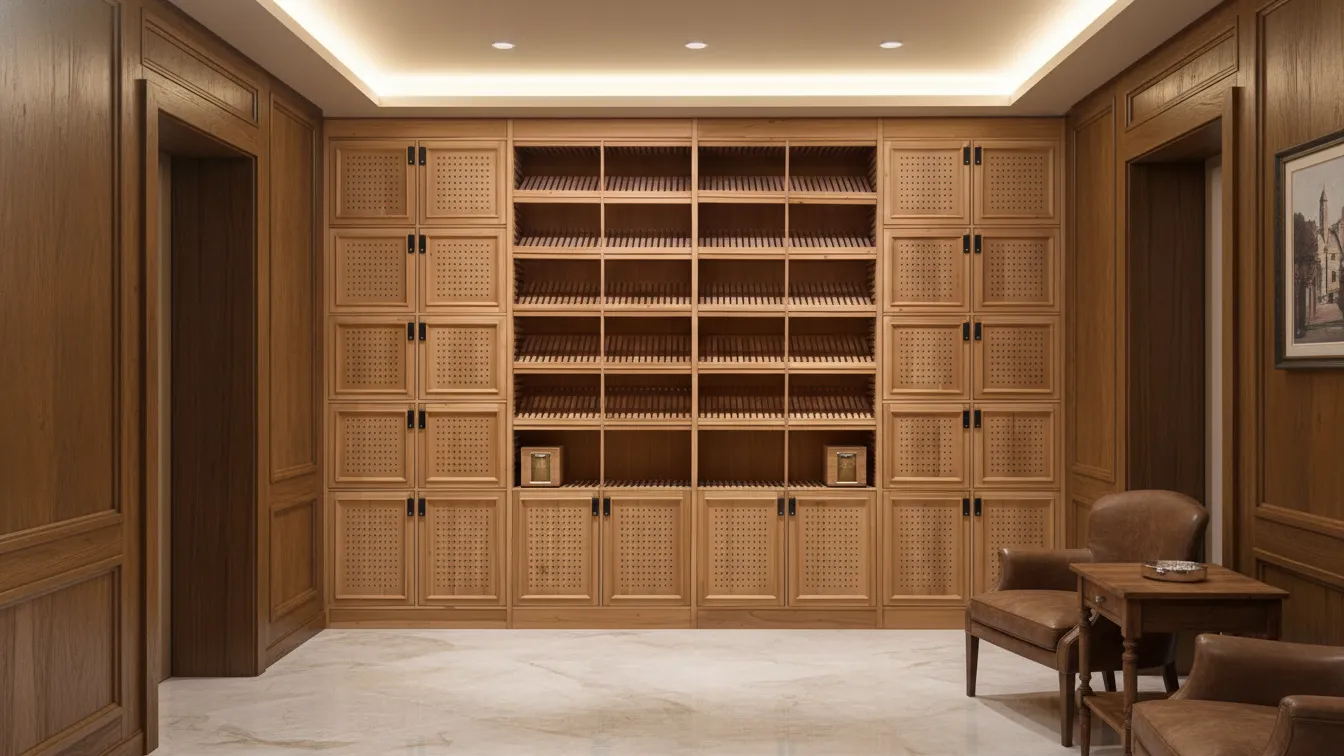 Walk in Cigar room