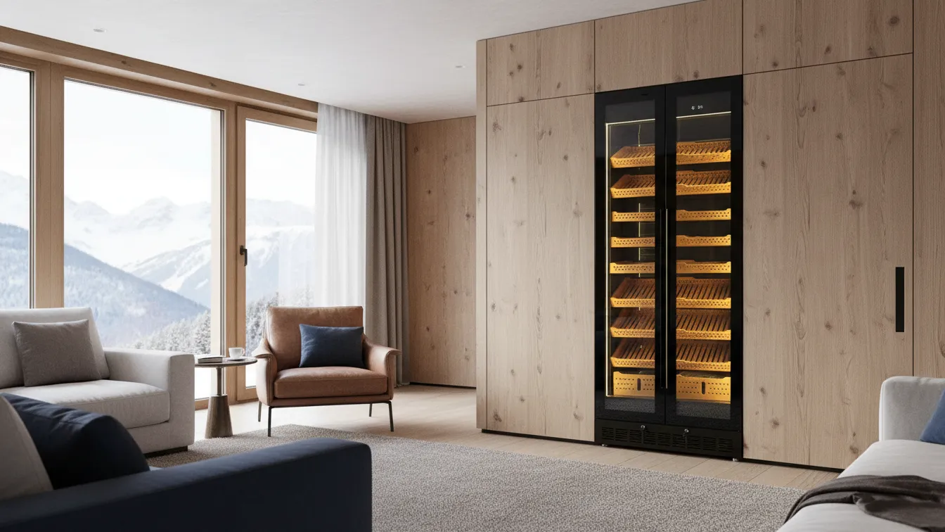 Livinvino Cigar Humidor Cabinet