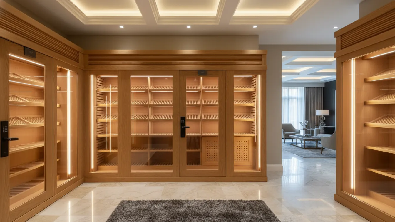 Livinvino Integrated Cigar Room